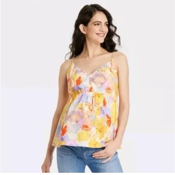 Woven Maternity Tank Top - lsabel Maternity by Ingrid & Isabel Size S NWT - Picture 1 of 1